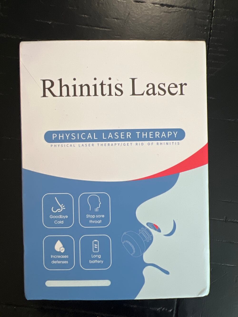 Wireless Nasal Light Therapy Wellness Device for Daily Breathing Comfort NIB